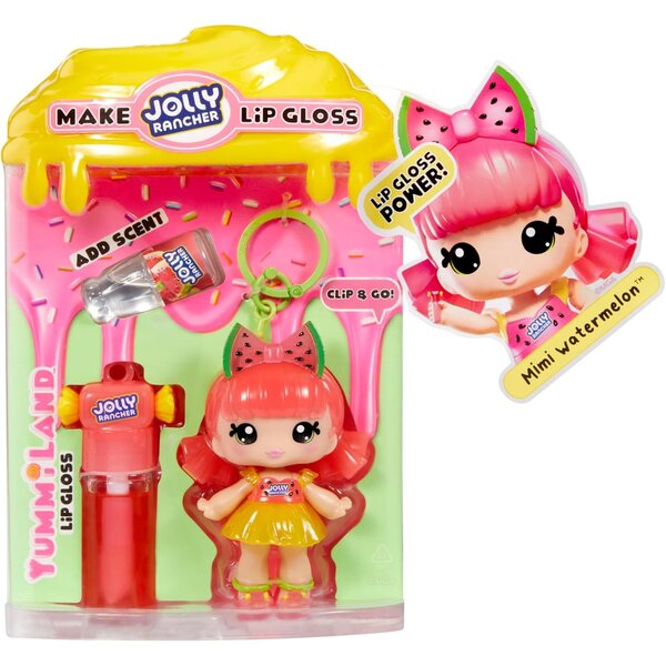 Yummiland Mimi Melancia JOLLY RANCHER Boneca com brilho labial Kit DIY 4+