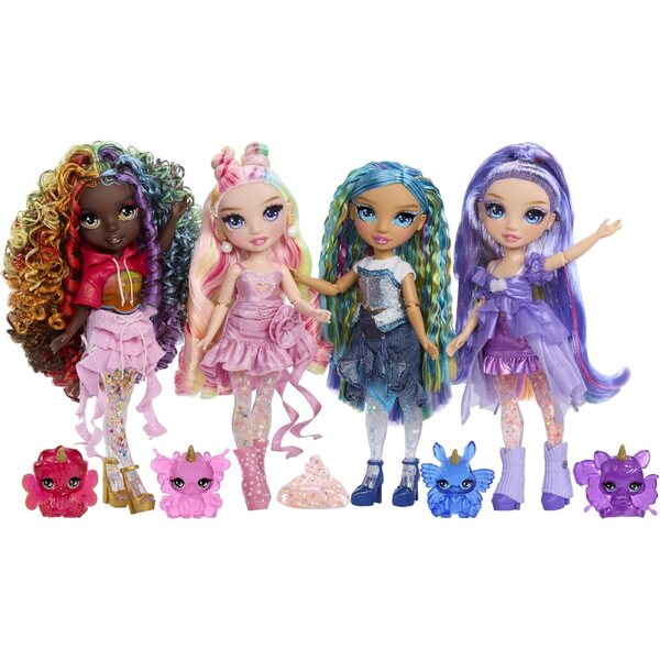 Rainbow High Iris mit Regenbogenschleim – 28 cm große Modepuppe mit Kreativset