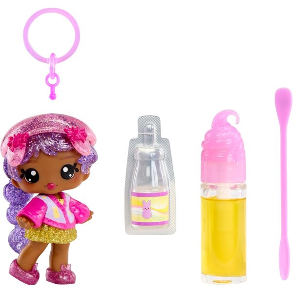 Muñeca Yummiland x PEEPS con kit de bricolaje con brillo labial perfumado, a partir de 4 años