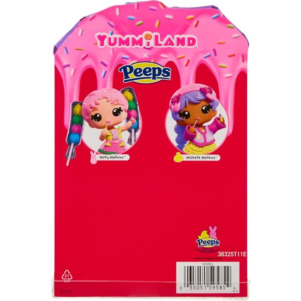 Muñeca Yummiland x PEEPS con kit de bricolaje con brillo labial perfumado, a partir de 4 años
