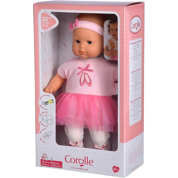 Corolle Bébé Calin Maeva Ballerina - Soft panenka 30 cm s vůní vanilky