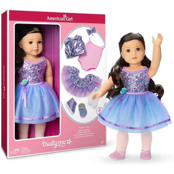 American Girl Truly Me #111 Doll and Dance All Day Set with Dance Clothes and Accessories