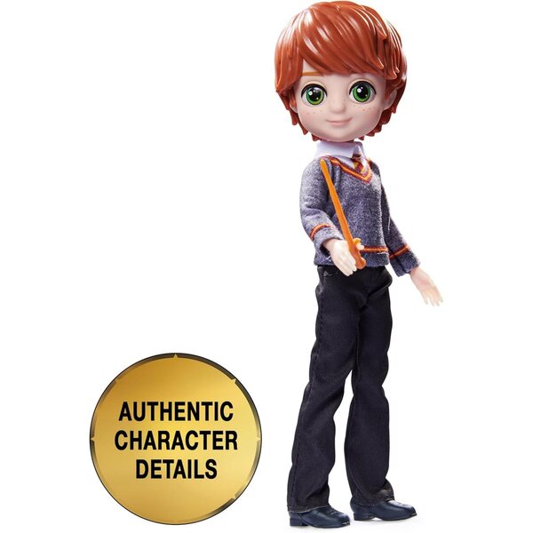 Ron Weasley 20 cm große Puppe mit Hogwarts-Uniform und Zauberstab – Zauberwelt