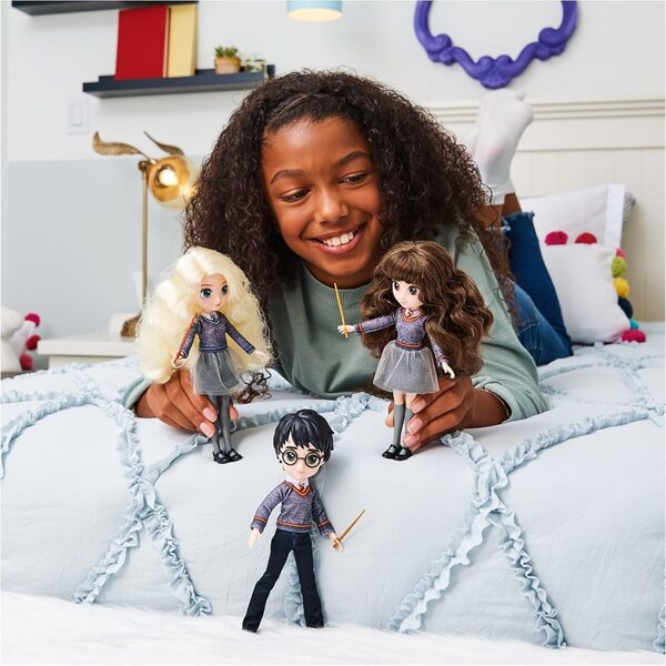 Ron Weasley 20 cm große Puppe mit Hogwarts-Uniform und Zauberstab – Zauberwelt