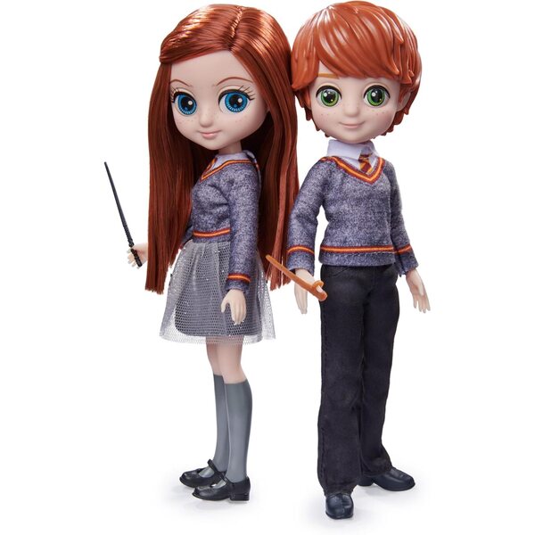 Ron Weasley 20 cm große Puppe mit Hogwarts-Uniform und Zauberstab – Zauberwelt