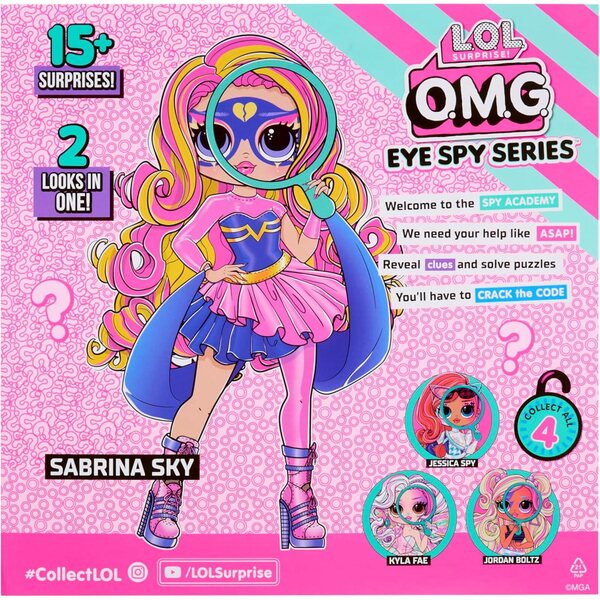 LOL Surprise OMG Eye Spy Superheld – Modepuppe mit Farbwechsel und Hinweisen