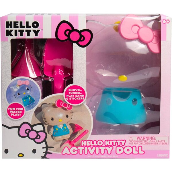 Hello Kitty Activity Doll - Herbruikbaar zintuiglijk speelgoed met zand en water voor kinderen