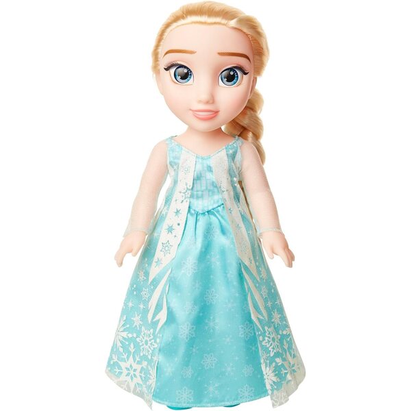 Disney Frozen Elsa pop met blauwe jurk en sprankelende cape, 35 cm, vanaf 3 jaar