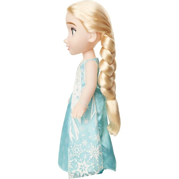 Disney Frozen Elsa pop met blauwe jurk en sprankelende cape, 35 cm, vanaf 3 jaar