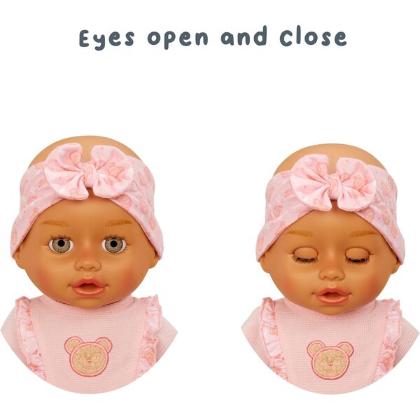 Baby born Lauflern-Olivia: Realistische Puppe mit 6 Funktionen, Spaziergängen, Krabbeln, Geräuschen und Bewegung