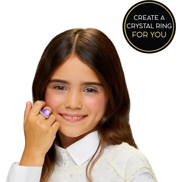 Rainbow High Creative Crystals Violett – 11-Zoll-Puppe mit DIY-Kristall-Zubehörset