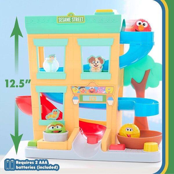 Sesame Street - Ensemble de jeu autour du quartier avec balles, sons et phrases pour enfants de 12 mois et plus