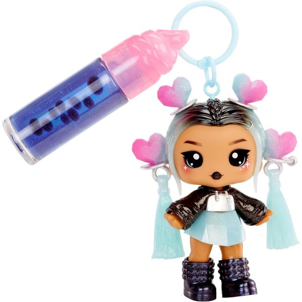Yummiland Lipgloss-Puppe Sour Sweeties Nina Heartpop – Spielzeug mit DIY-Lipgloss und Schlüsselanhänger