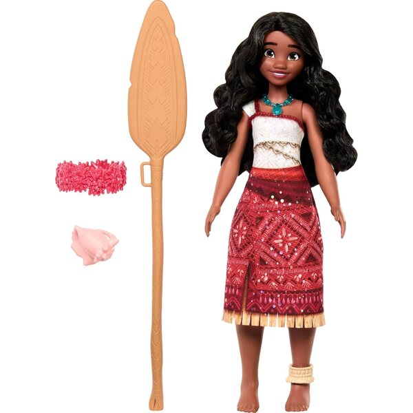 Mattel Disney Moana 2 Singer Doll med originalklänning och accessoarer