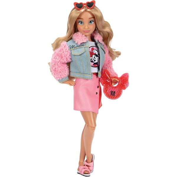Disney ILY 4ever Puppe inspiriert von Minnie, 29 cm, mit Garderobe und funkelndem Ring