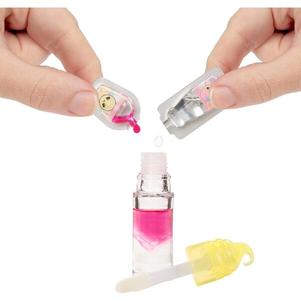 Yummiland Lipgloss Doll Nia Candy Fluff DIY Kit für Kinder mit Zuckerwatte-Duft