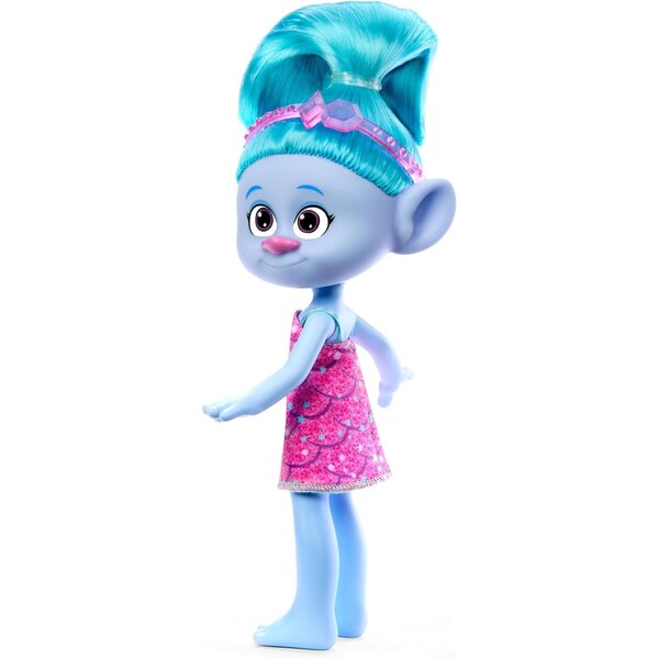 Mattel Trolls Band Together Poupée chenille avec cheveux colorés et accessoire de mode