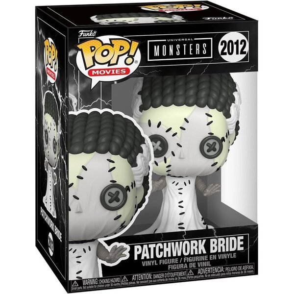 Funko Pop! Braut von Frankenstein Patchwork – Vinylfigur Horror Collection 11 cm