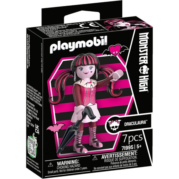 Playmobil Monster High Draculaura: Glamouröses Gothic mit Sonnenschirm und einzigartigen Details