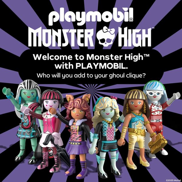 Playmobil Monster High Draculaura: Glam Gothic päivänvarjolla ja ainutlaatuisilla yksityiskohdilla