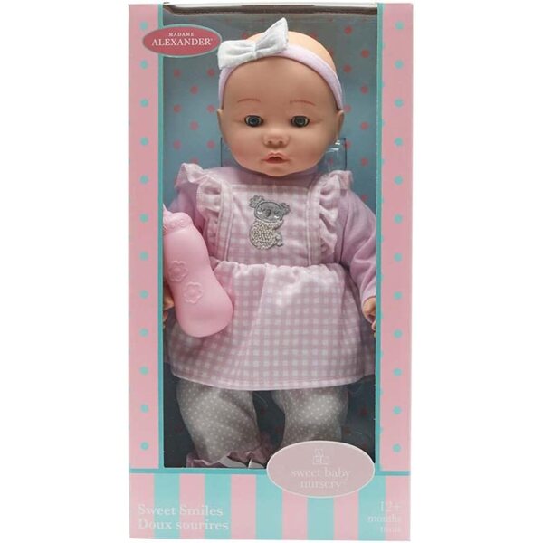Madame Alexander 36 cm lėlė Sweet Smiles su koala, pilna apranga ir aksesuarai