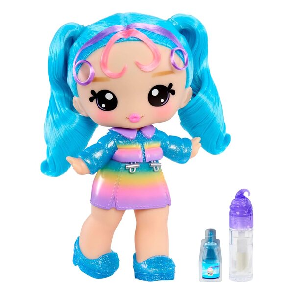 Yummiland Britney Boba Doll avec brillant à lèvres parfumé et accessoires, 4+