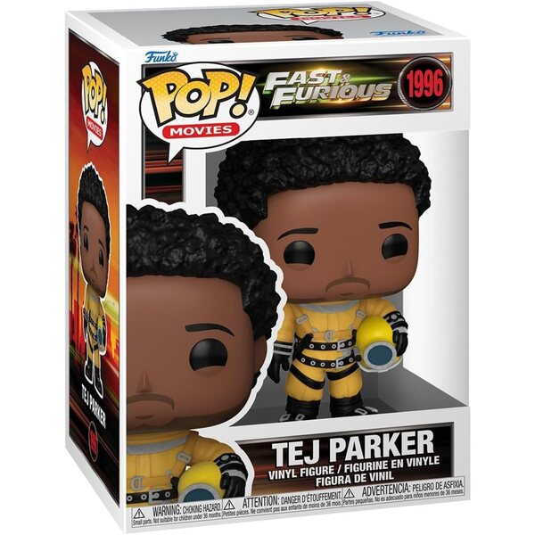 Funko Pop! Fast & Furious Tej Parker - Gyűjthető vinyl ábra 10,9 cm