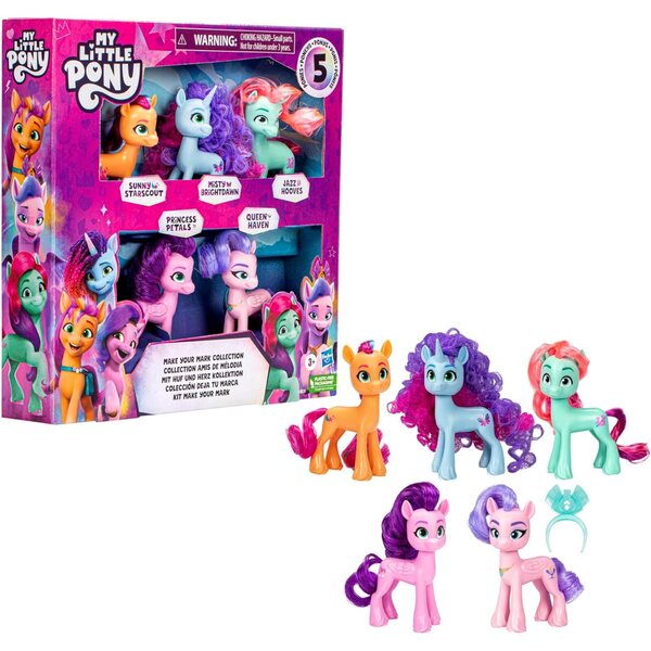 My Little Pony Make Your Mark Sada 5 figúrok 7,5 cm pre deti od 3 rokov