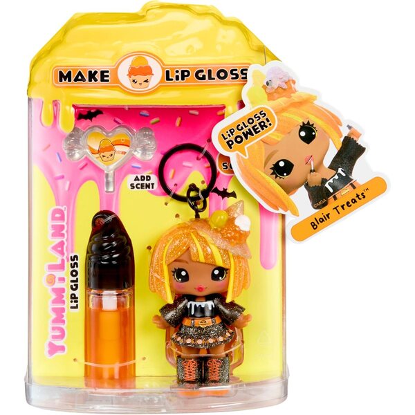 Yummiland Halloween Blair Treats – bewegliche Puppe mit Lipgloss-Set und Schlüsselanhänger