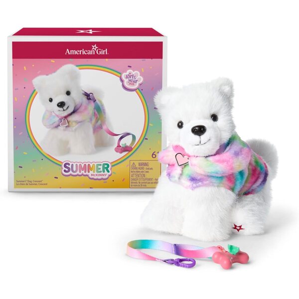 American Girl Summer's Dog Crescent: Beweglicher Hund für 18-Zoll-Puppen