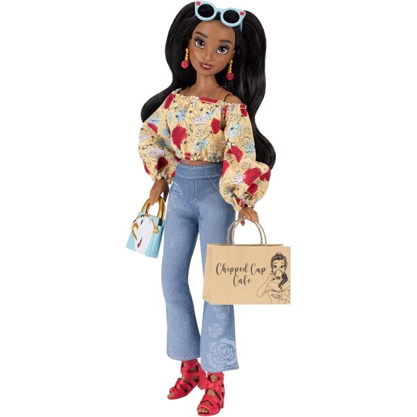 Disney ILY 4EVER Belle 29 cm große Puppe mit glitzerndem Mickey-Ring und Modeaccessoires
