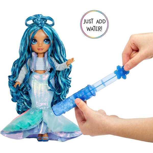Rainbow High Skyler Winter Wonderland – 27,9 cm große Puppe mit magischer Mode und Schneemann-Set