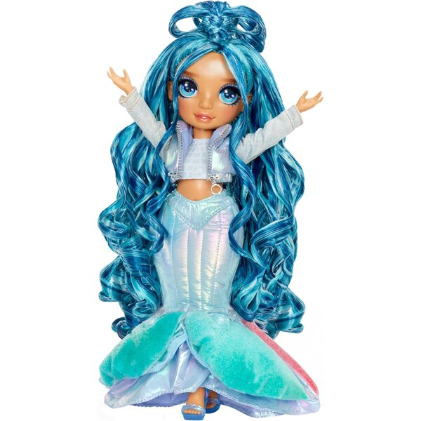 Rainbow High Skyler Winter Wonderland – 27,9 cm große Puppe mit magischer Mode und Schneemann-Set