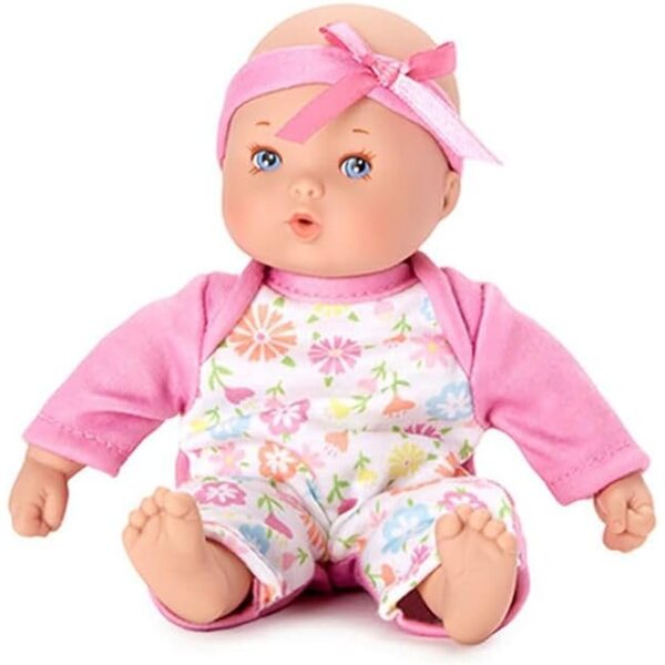 Mini Baby Madame Alexander 8-tolline nukk, roosa, hele nahatoon
