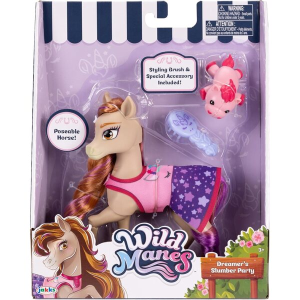 Wild Manes Dolls Horses 2er-Pack Bridget Ballerina und Dreamer Pyjama Party