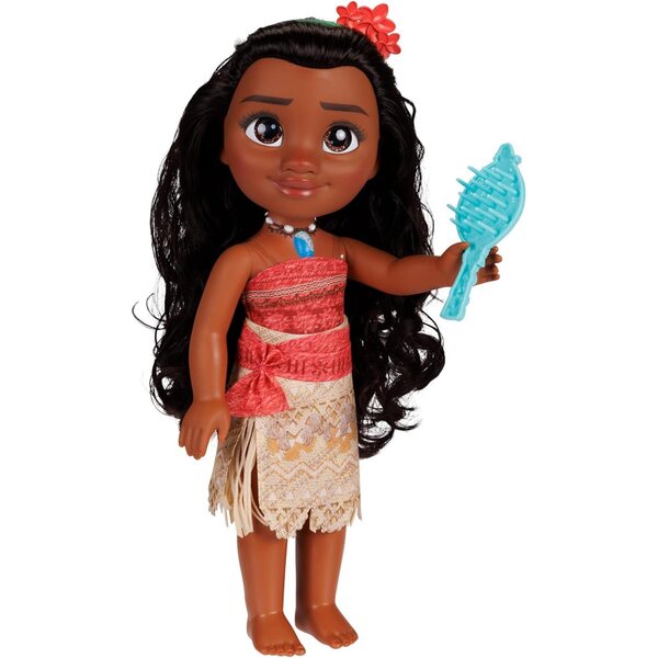 Disney Princess Moana 35 cm große Puppe mit abnehmbarem Kleid und Stirnband