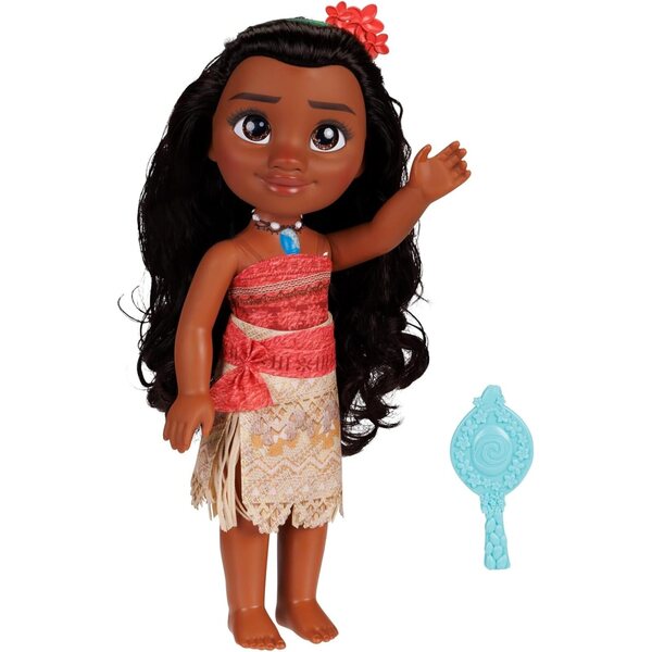 Disney Princess Moana 35 cm große Puppe mit abnehmbarem Kleid und Stirnband