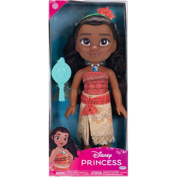 Disney Princess Moana 35 cm große Puppe mit abnehmbarem Kleid und Stirnband