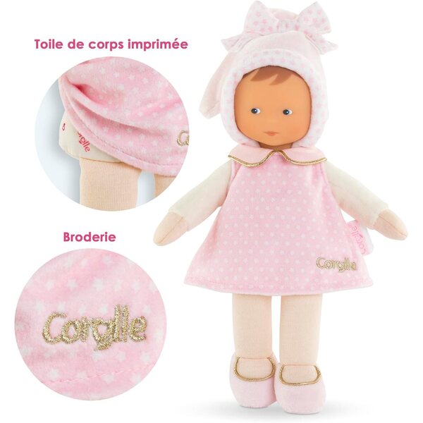 Corolle Miss Starry Dreams Soft Body Baby Doll - Easy to Hold and Cuddle with Multiple Grip Points, Vanilla-Scented, for Ages 0 Months +