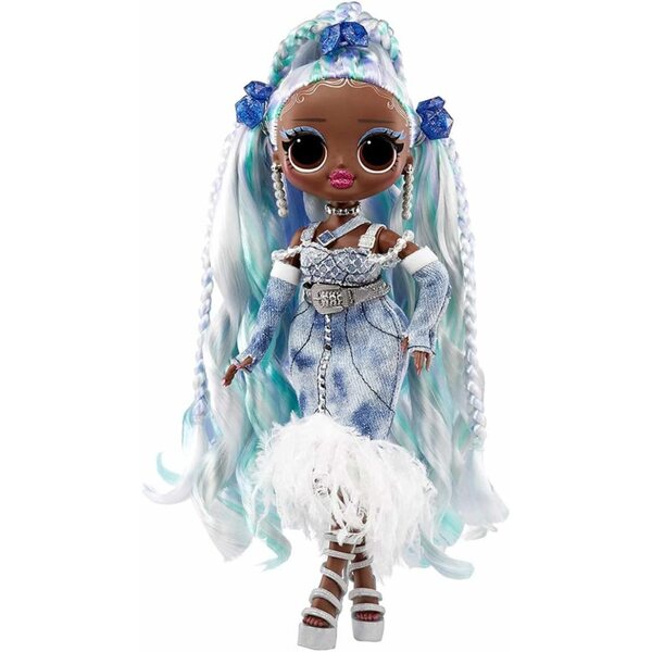L.O.L. Überraschung! OMG Fashion Show Hair Edition Lady Braids 25 cm große Modepuppe mit Magic Mousse und Accessoires