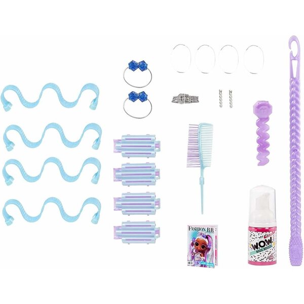 L.O.L. Überraschung! OMG Fashion Show Hair Edition Lady Braids 25 cm große Modepuppe mit Magic Mousse und Accessoires