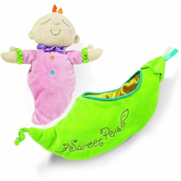 Manhattan Toy Snuggle Pod Sweet Pea První neutrální panenka se spacím pytlem