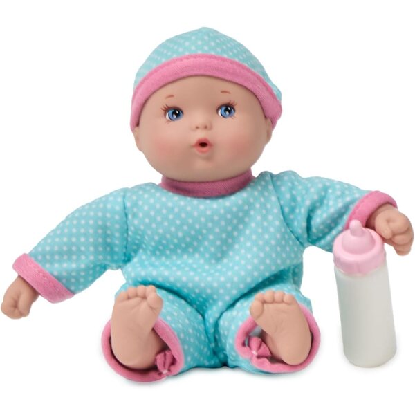 Madame Alexander 20 cm meeneem Cuties babypop met tas en fles