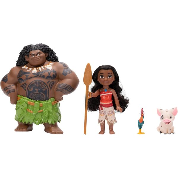 Disney Princess Moana & Maui Petite Puppenset mit Zubehör und Figuren