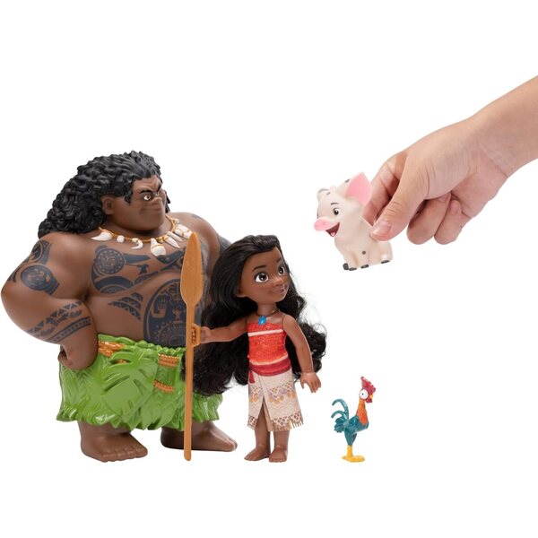 Disney Princess Moana & Maui Petite Puppenset mit Zubehör und Figuren