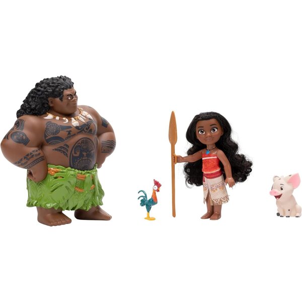 Disney Princess Moana & Maui Petite Puppenset mit Zubehör und Figuren