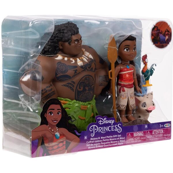 Disney Princess Moana & Maui Petite Puppenset mit Zubehör und Figuren
