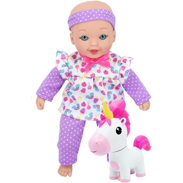 New Adventures Little Sweeties Puppenset mit Tieren, 20 cm, Soft Play