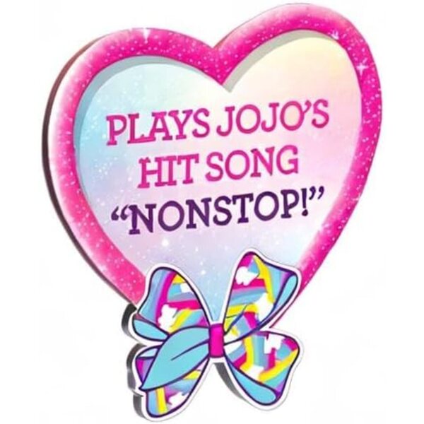 JoJo Siwa 10 Inch Singing Doll, Sings Hit Song Titled "Non-Stop", Pink Jacket with Rainbow Fringe, Kids Toys for Ages 6Up by Just Play