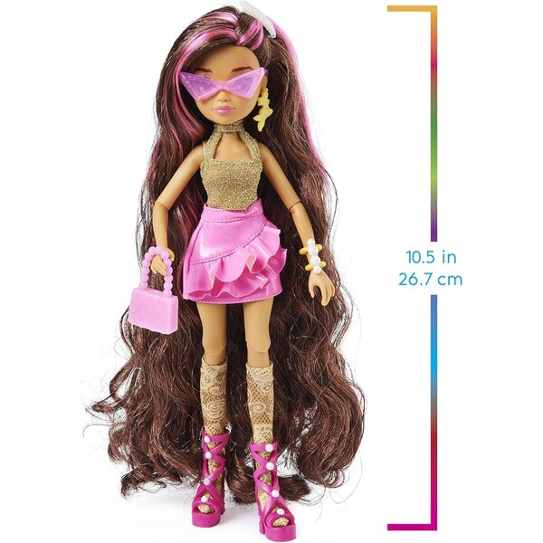 MERMAID HIGH Searra Deluxe Bambola Sirena con Coda Rimovibile e Accessori Moda per Bambine 4+